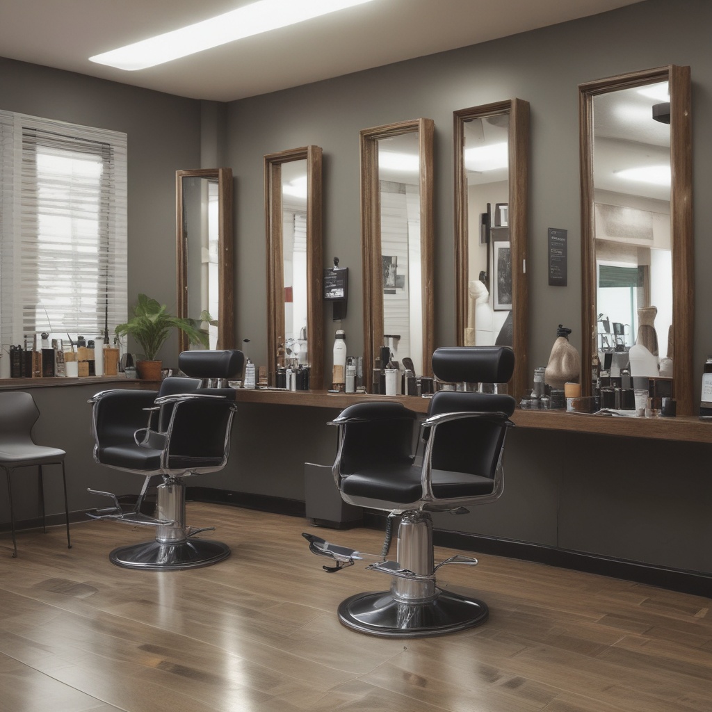 Popular hair salon